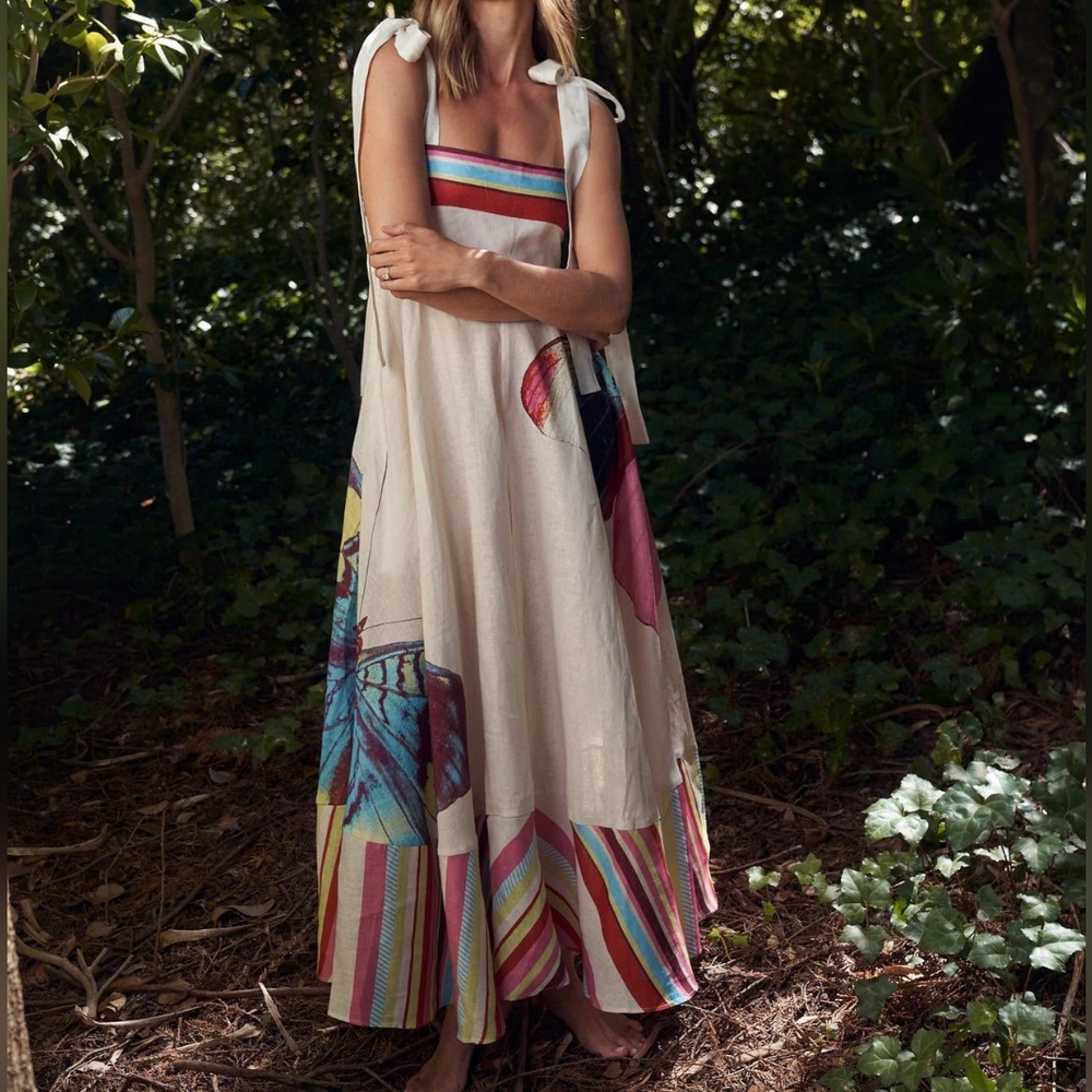 Aston Studio PIPPA DRESS IN CLOUD PAPILLON